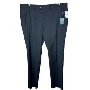 Lauren Ralph Lauren NWT Men's UltraFlex Classic-Fit Black 100% Wool Pants SZ 44